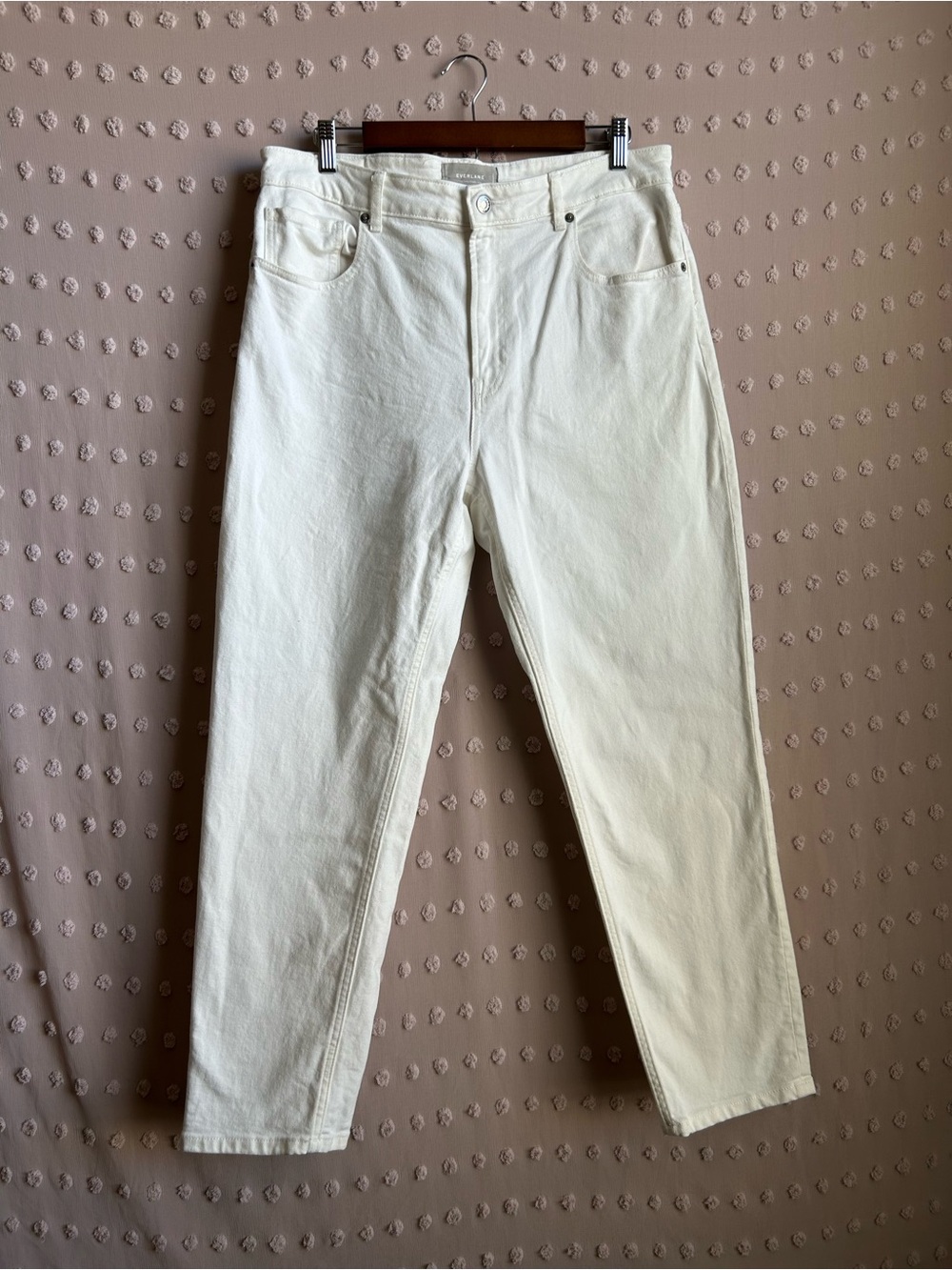 Everlane The Curvy Cheeky Jean Straight Leg Az
32 White